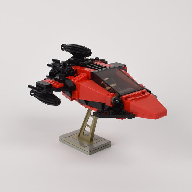 Spacecraft 1 - This small spacecraft is one in a series I designed after graduating college. It has remained almost entirely unchanged since then. I imagined its what a Lamborghini might look like in the future.
