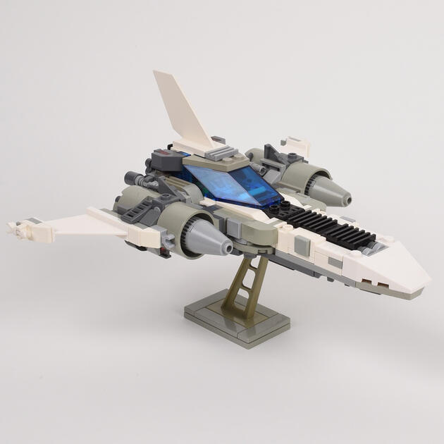 Spacecraft 2 - Another spacecraft from the series I produced after graduating from college. This one retains its original form, but I've added more intricate details over the years. It has a broken part in front from a time it fell to the ground.