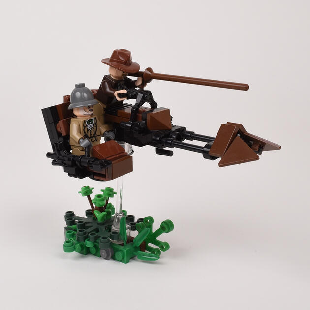 Return of the Last Crusade - A mashup of two of my favorite movie chase scenes: The speeder bike chase in Return of the Jedi and the motorcycle chase in Indiana Jones and the Last Crusade.